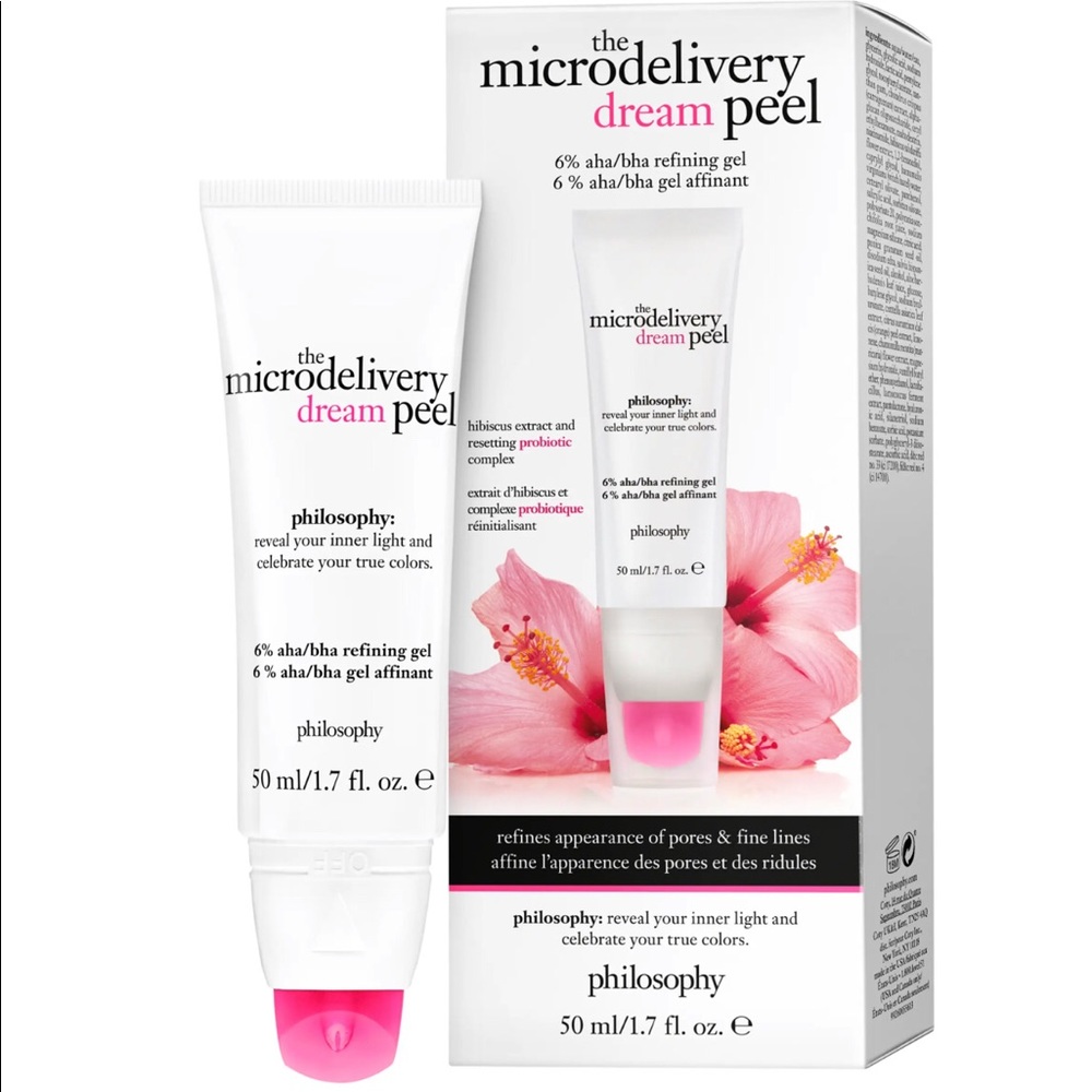 Philosophy The Microdelivery Dream Peel 1.7oz 6% aha/bah Refining Gel Hibiscus
